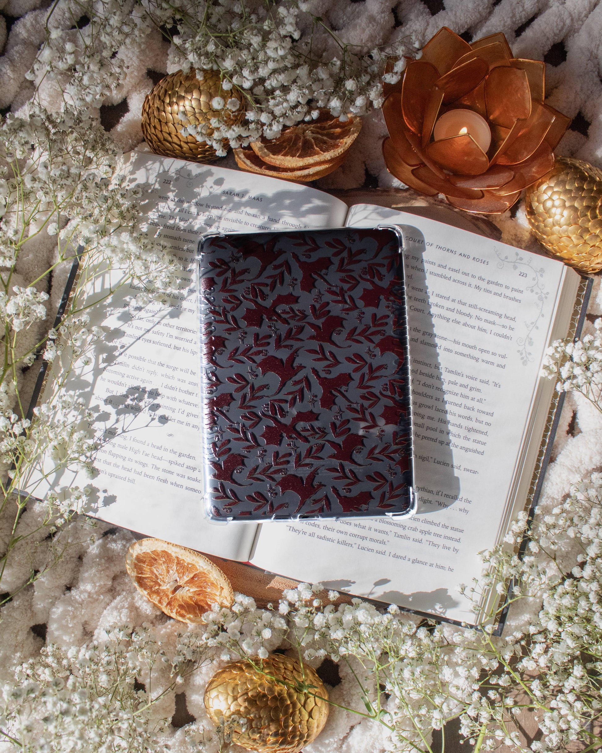 Soft Clear Kindle Case | Rust Dragons: 7" (Kindle Paperwhite 12th Gen / Colorsoft)