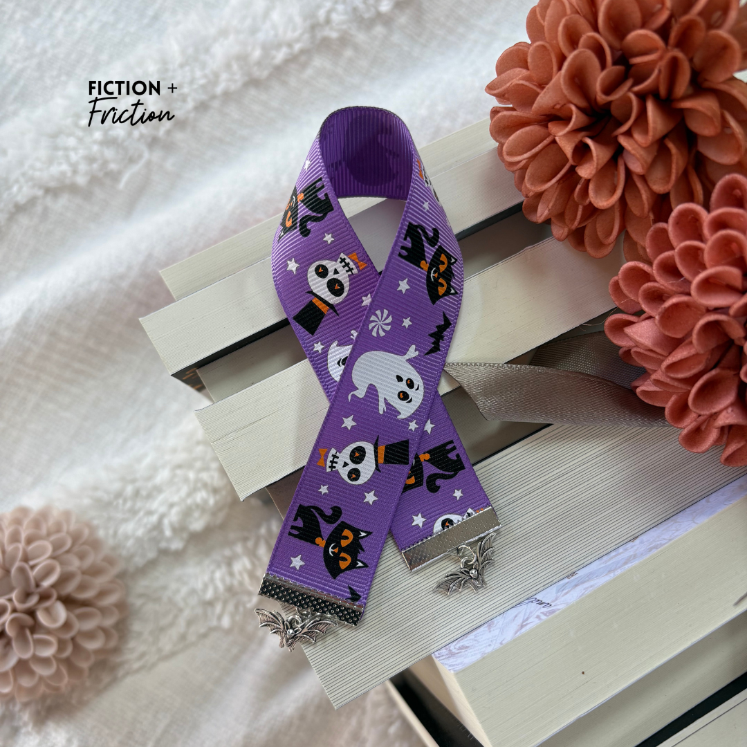 Purple Halloween | Ribbon Bookmark