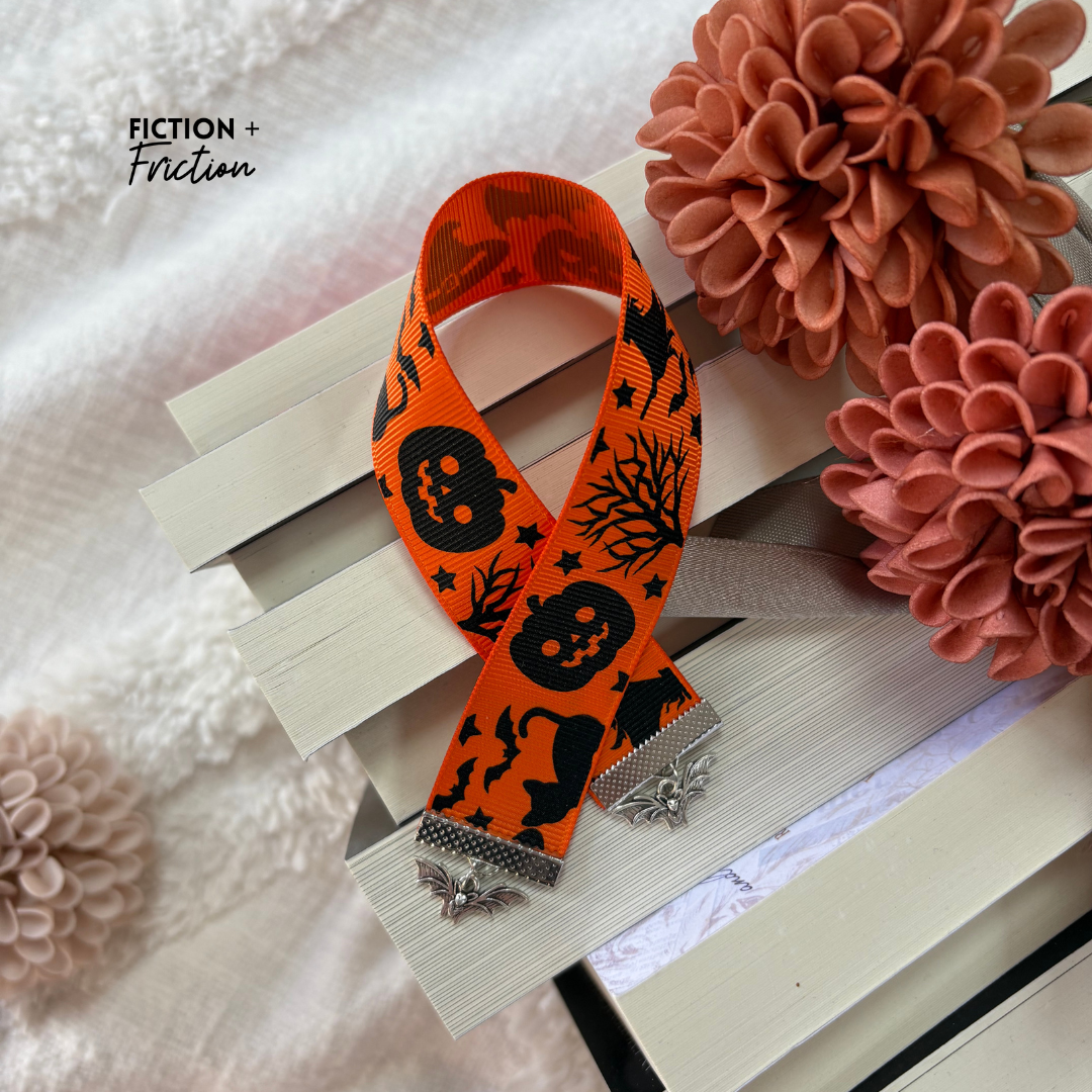 Orange Halloween | Ribbon Bookmark