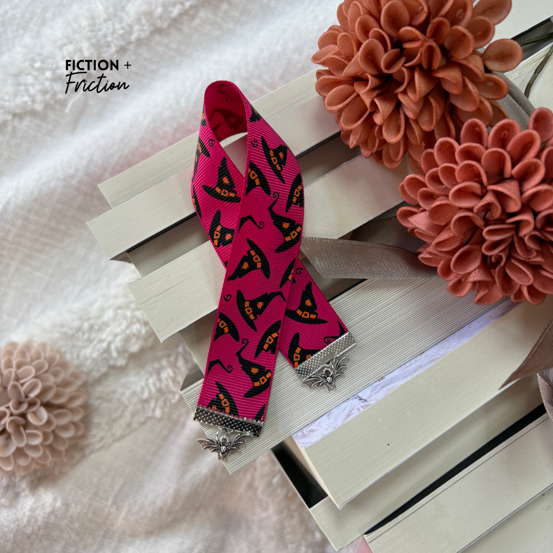 Pink Halloween | Ribbon Bookmark
