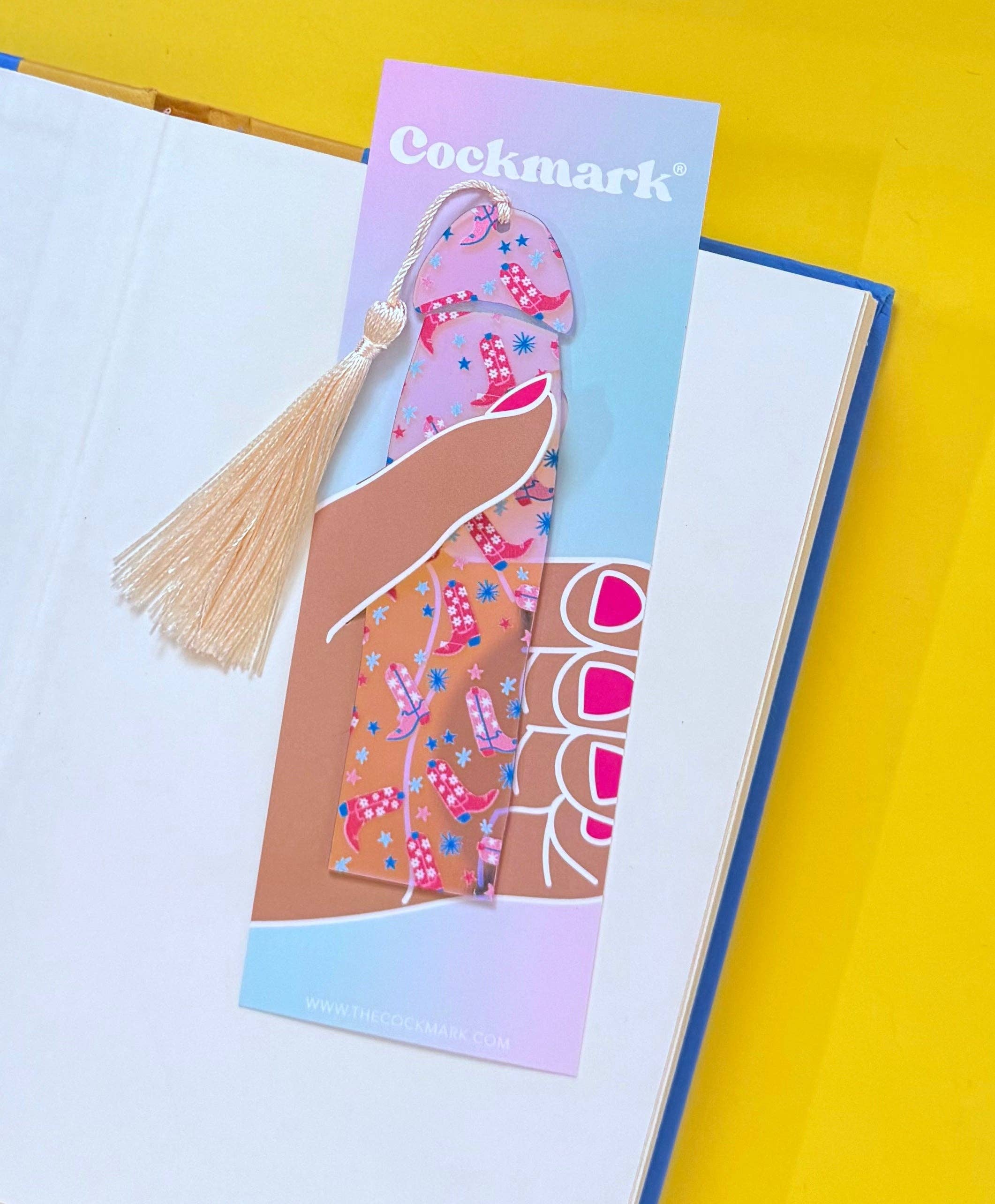 Cowgirl Boots Cockmark Bookmark