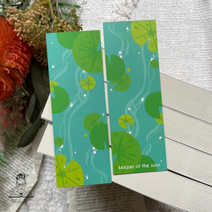 Lilypad Bookmark | 400gsm Silky Smooth Velvet-Finish Bookmark