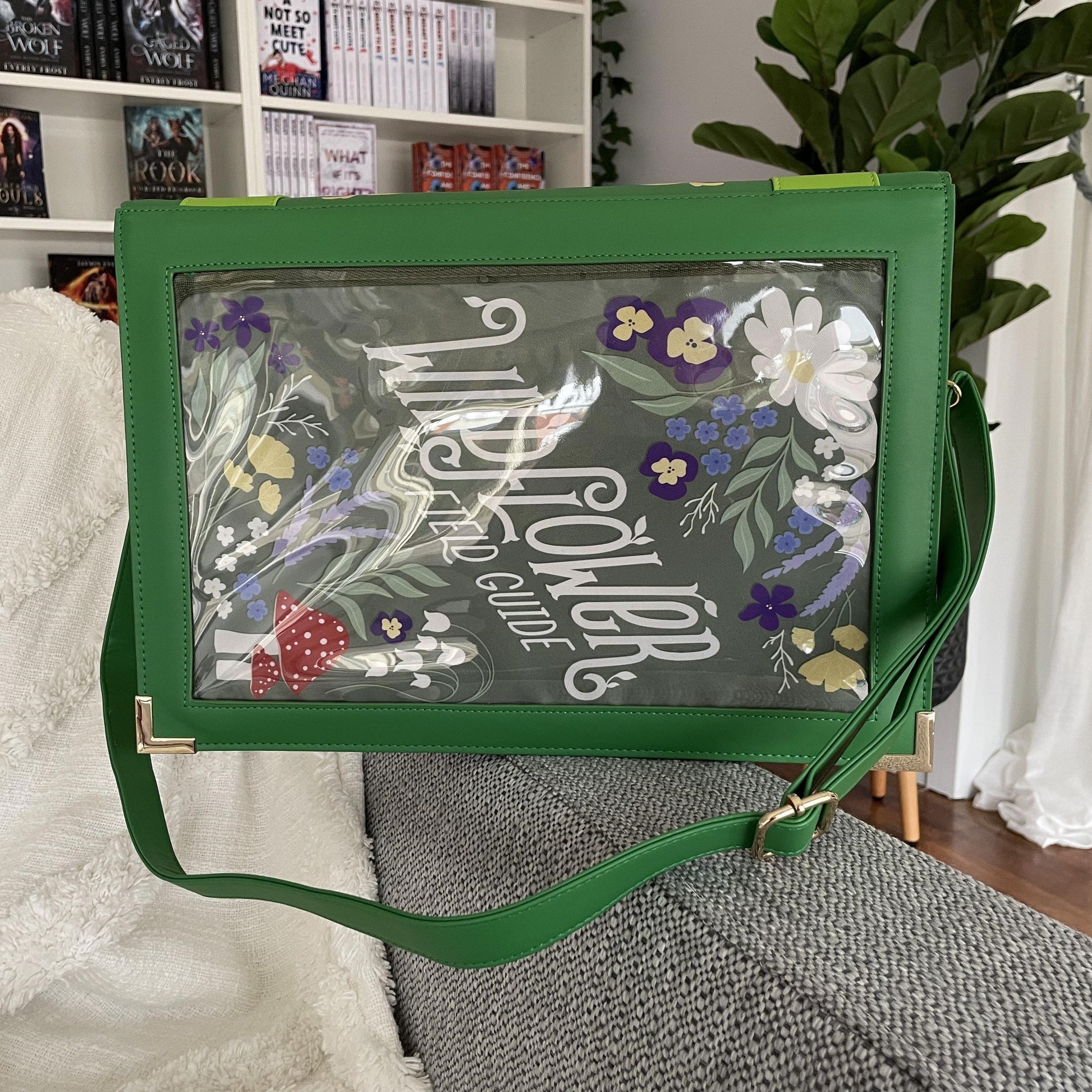 Cottagecore Green Bookish Ita Bag