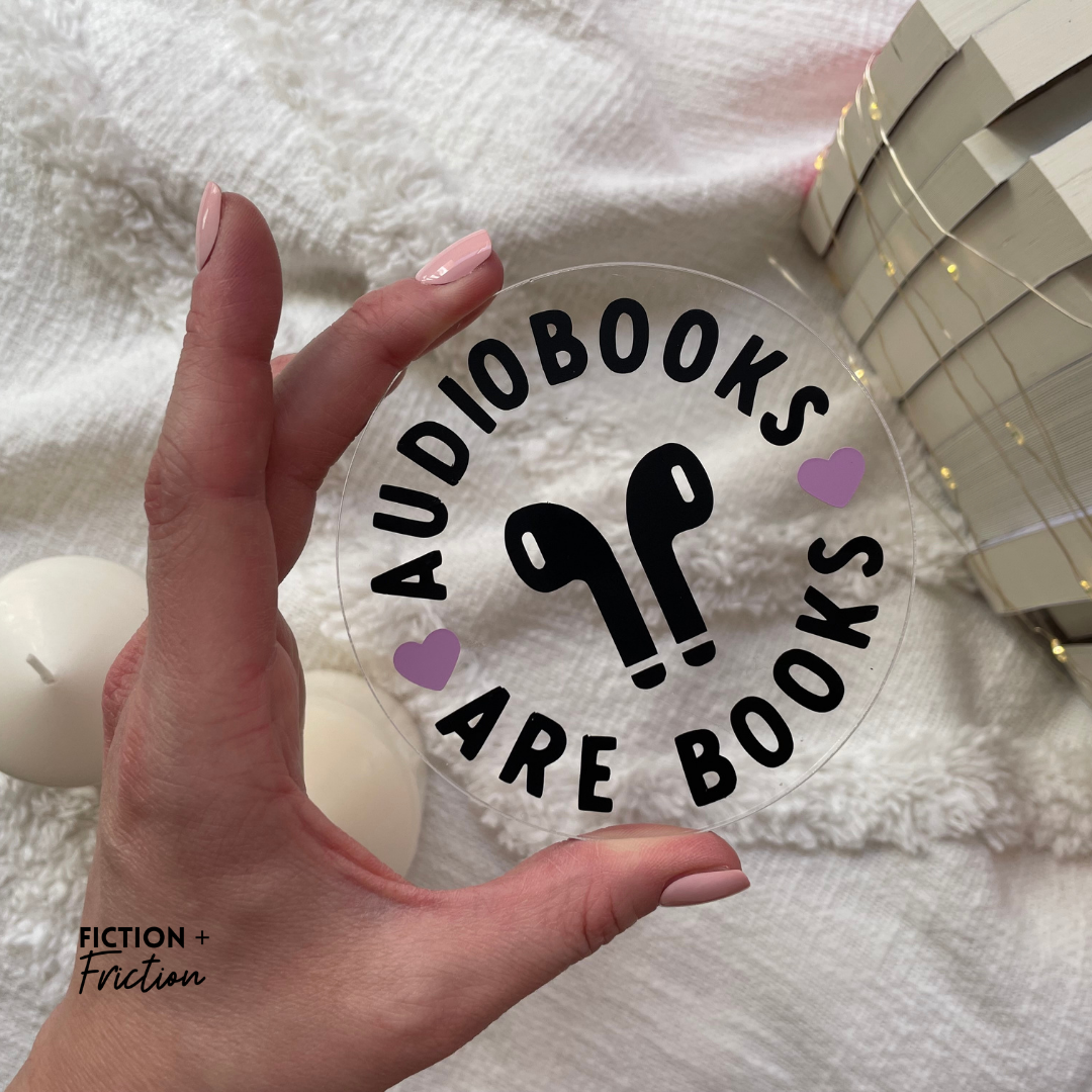 Audiobooks Are Books Acrylic Coaster