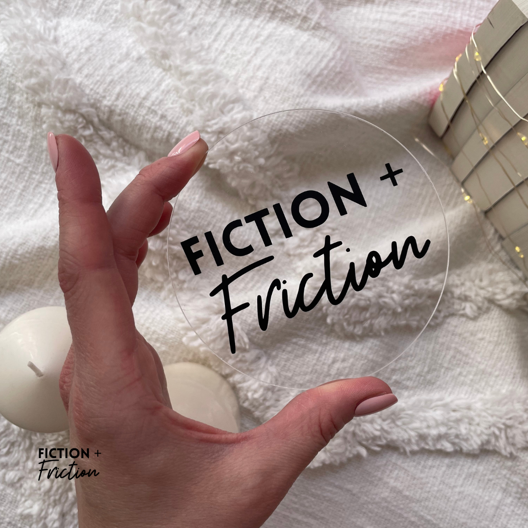 Fiction + Friction Acrylic Coaster