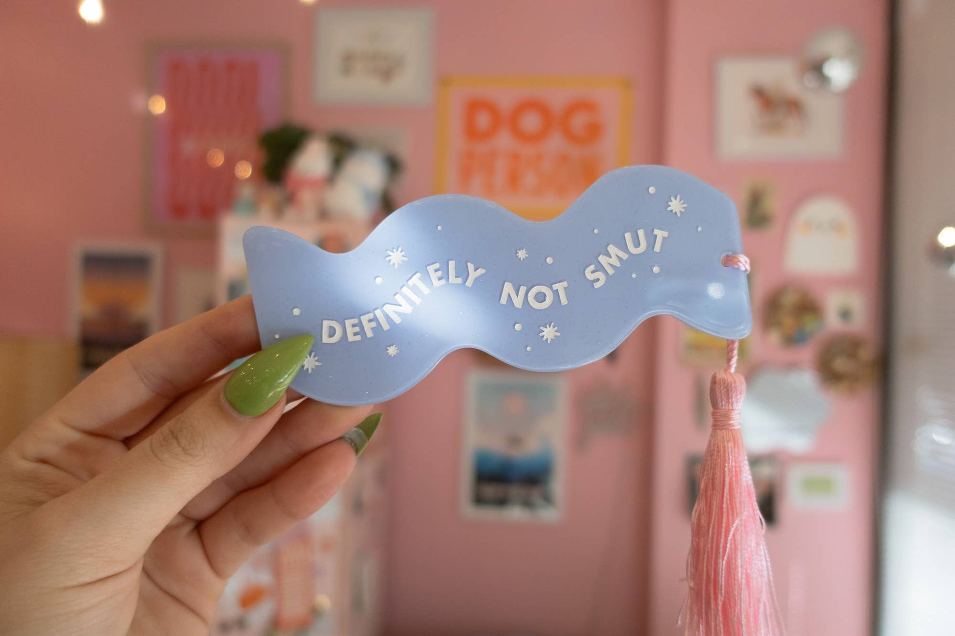 Definitely Not Smut Acrylic Bookmark