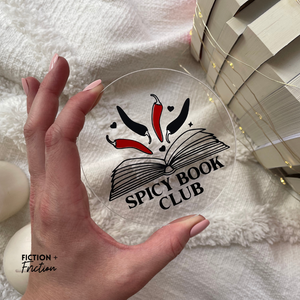 Spicy Book Club Acrylic Coaster