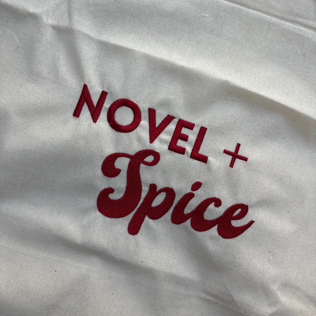 Novel + Spice | Embroidered Tote Bag