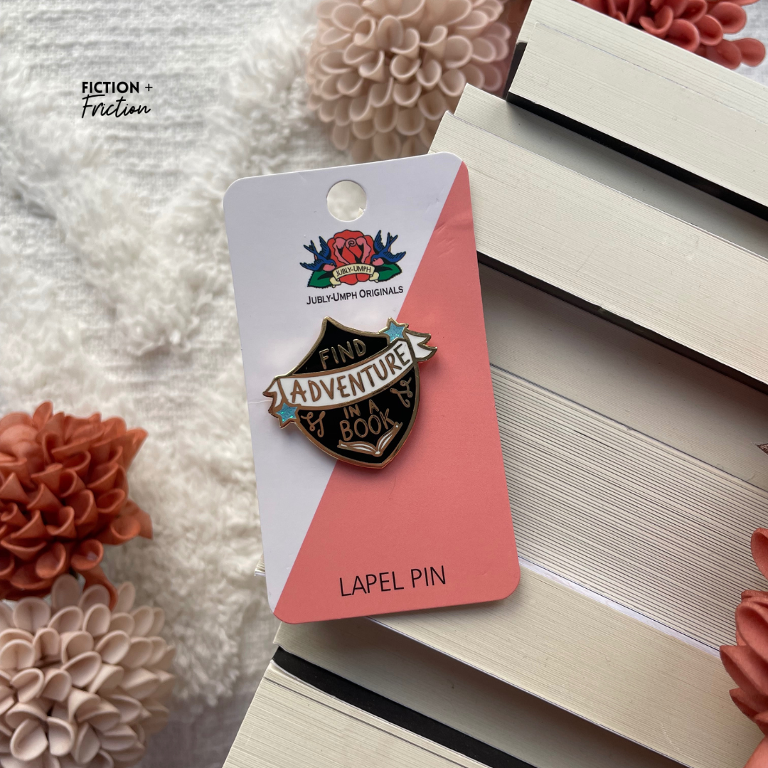Find Adventure in a Book Pin