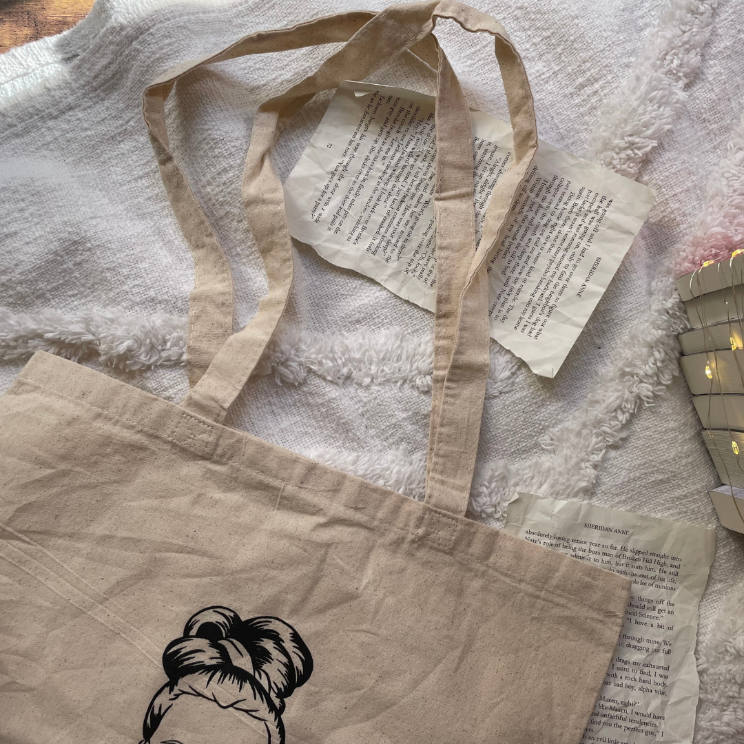 Fiction & Friction: Calico Tote Bag