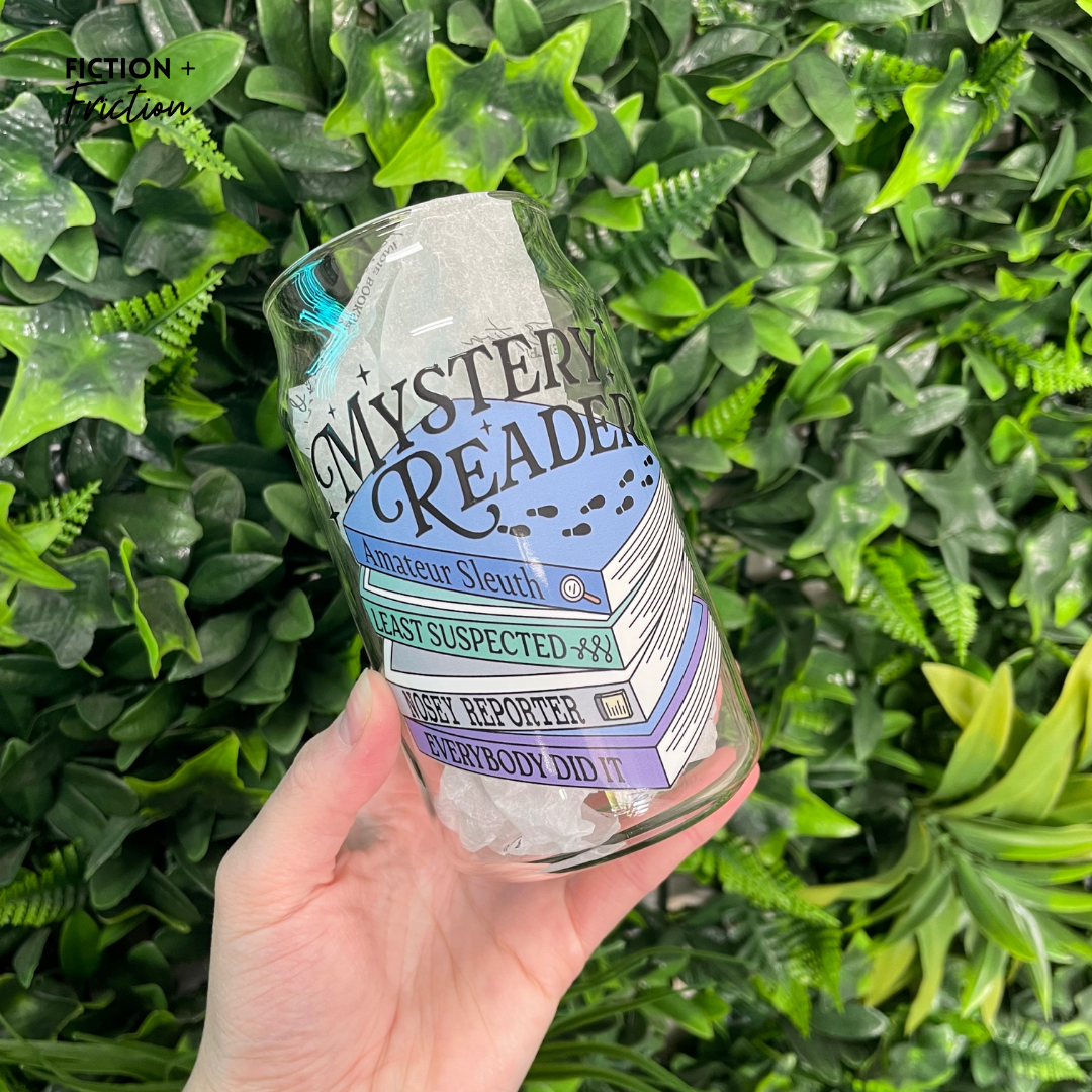 Mystery Reader | Glass Tumbler
