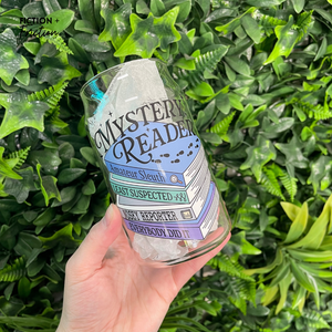 Mystery Reader | Glass Tumbler