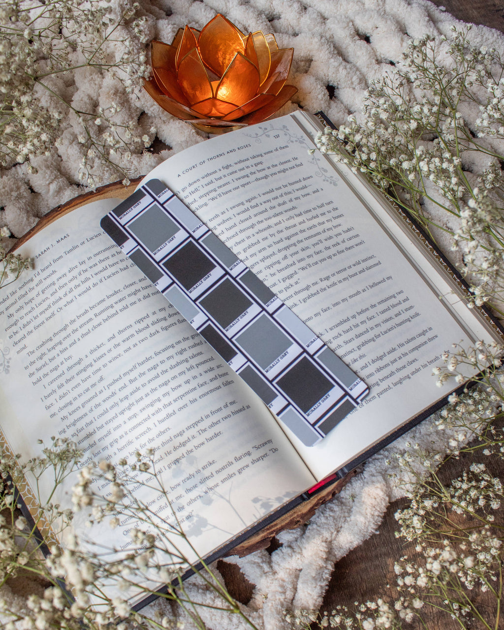 Morally Grey 2x8 Bookmark | Glossy