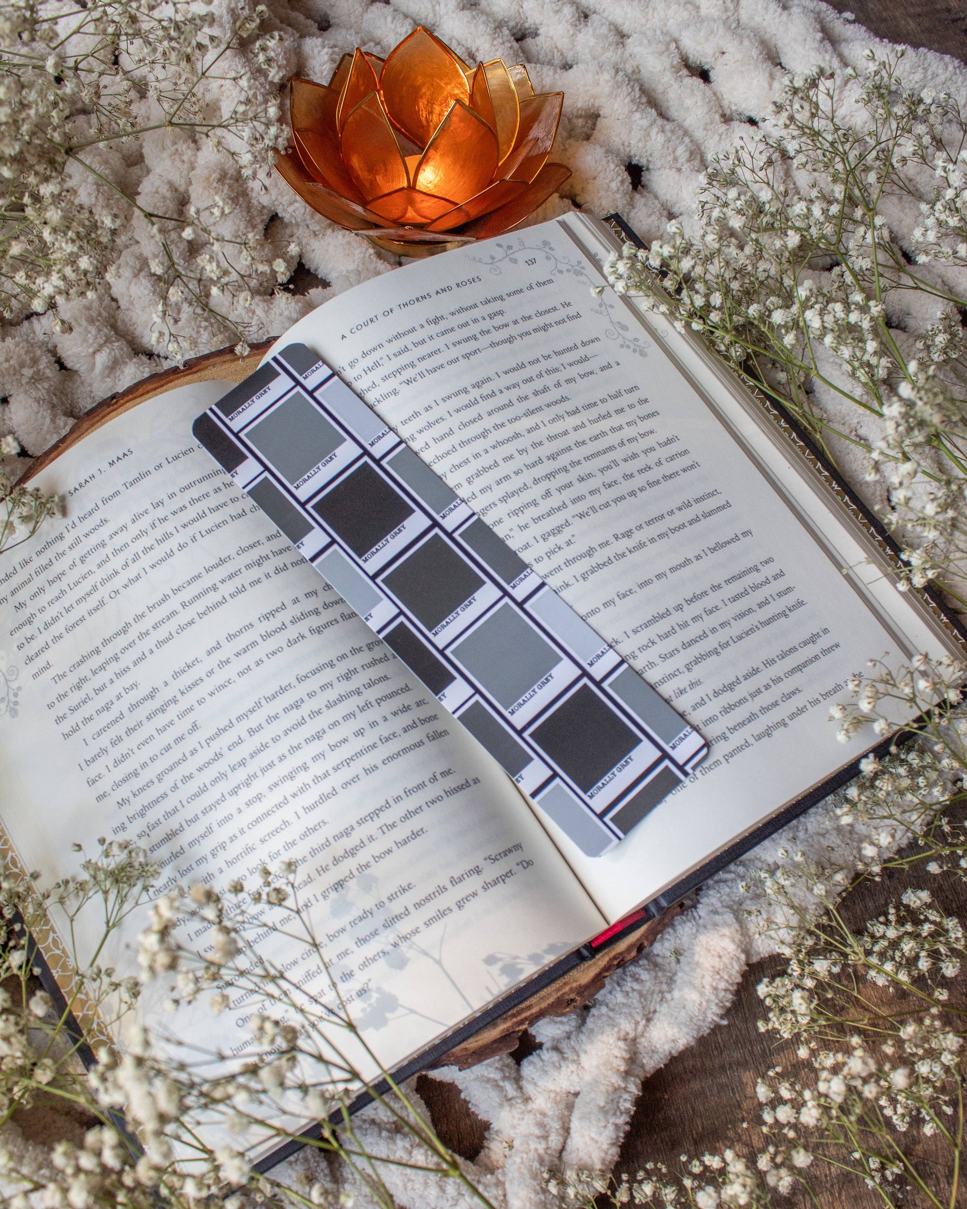 Morally Grey 2x8 Bookmark | Glossy