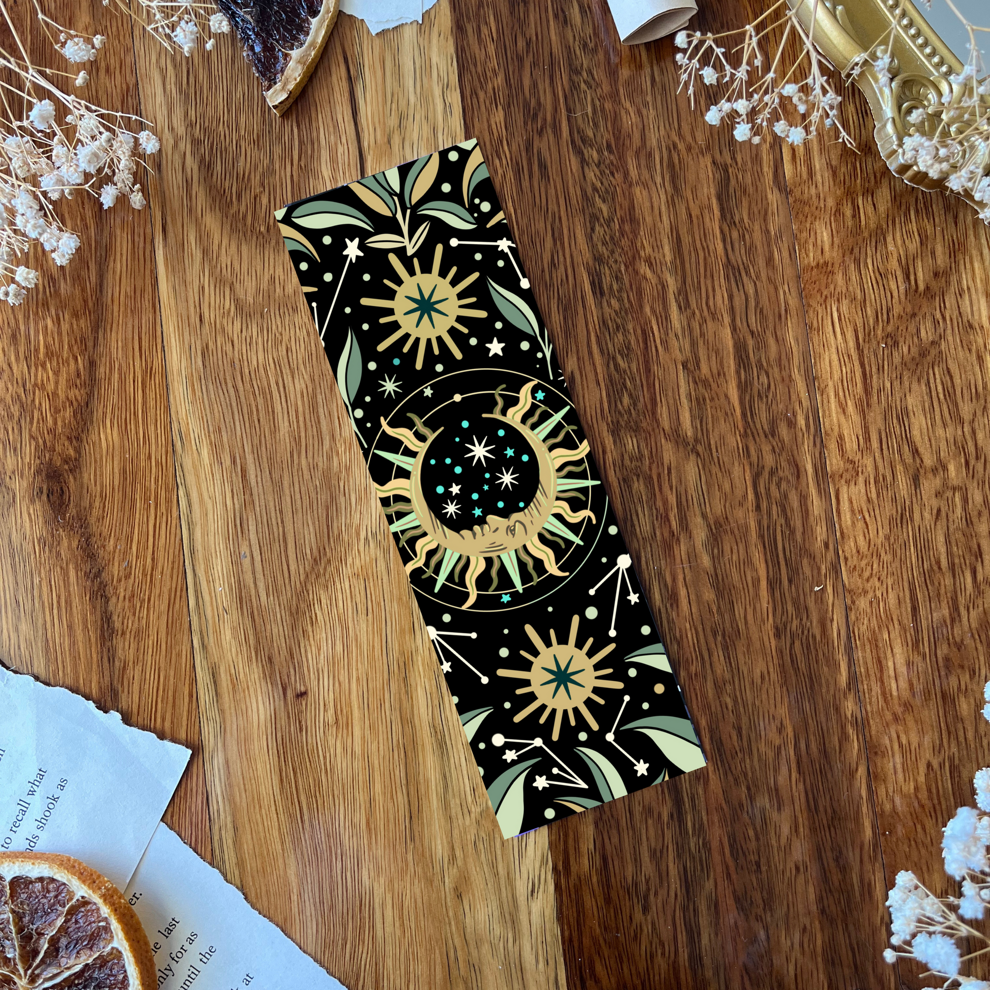 Charlie and Fox Double-Sided Bookmark - Astral Lovers