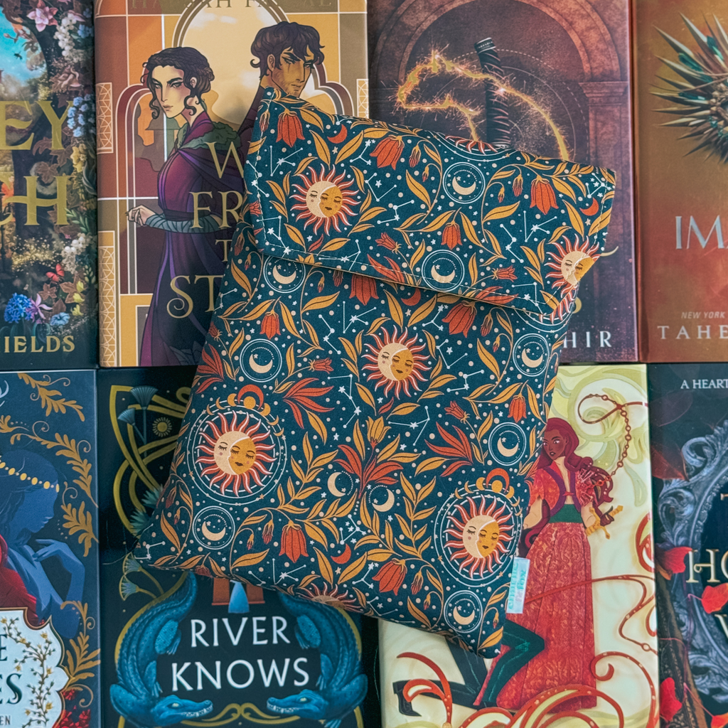 Charlie and Fox Book Sleeve - Astral Lovers in Sunlight