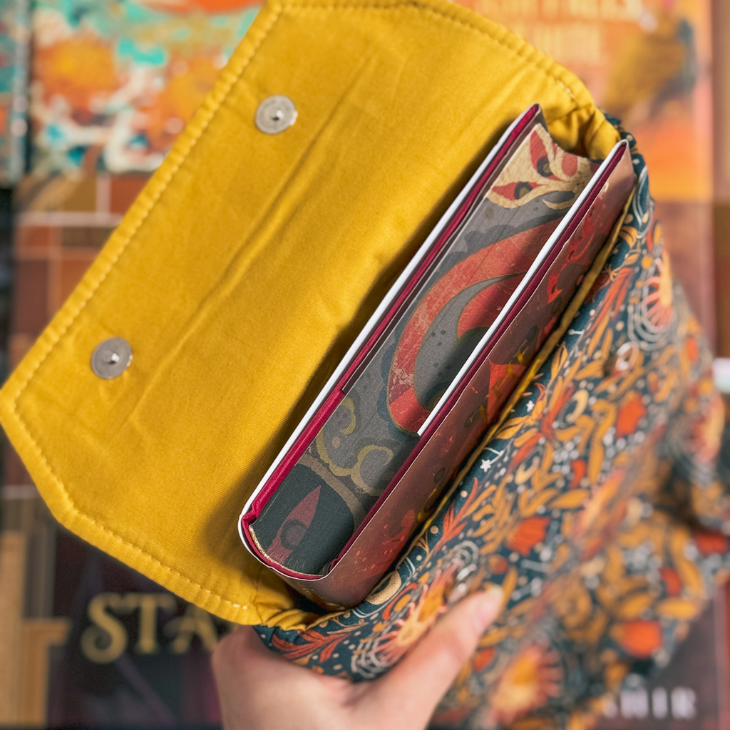 Charlie and Fox Book Sleeve - Astral Lovers in Sunlight