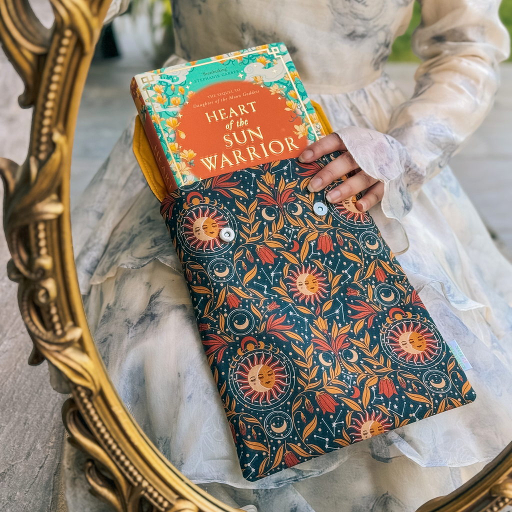 Charlie and Fox Book Sleeve - Astral Lovers in Sunlight