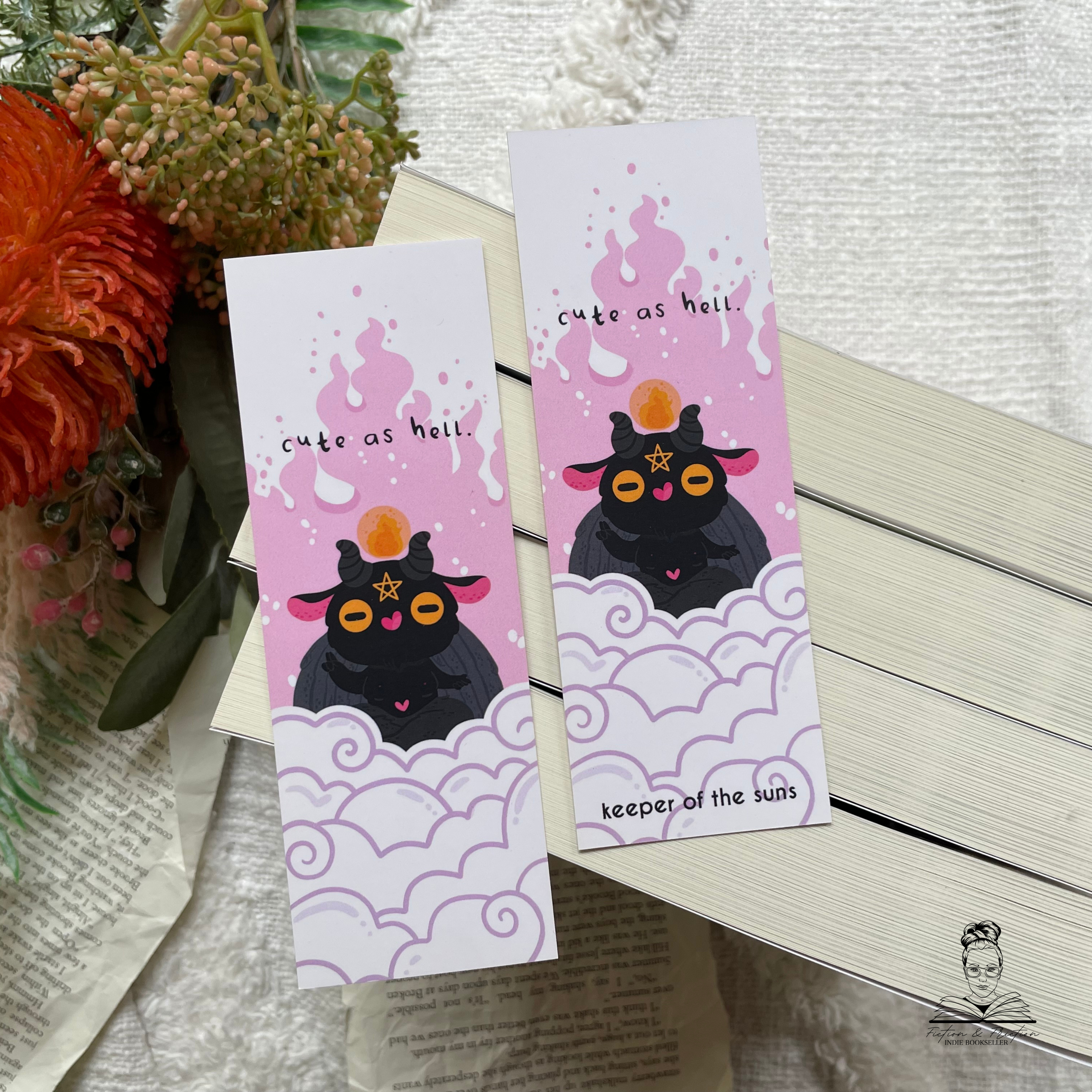 Baphomet Bookmark | 400gsm Silky Smooth Velvet-Finish Bookmark