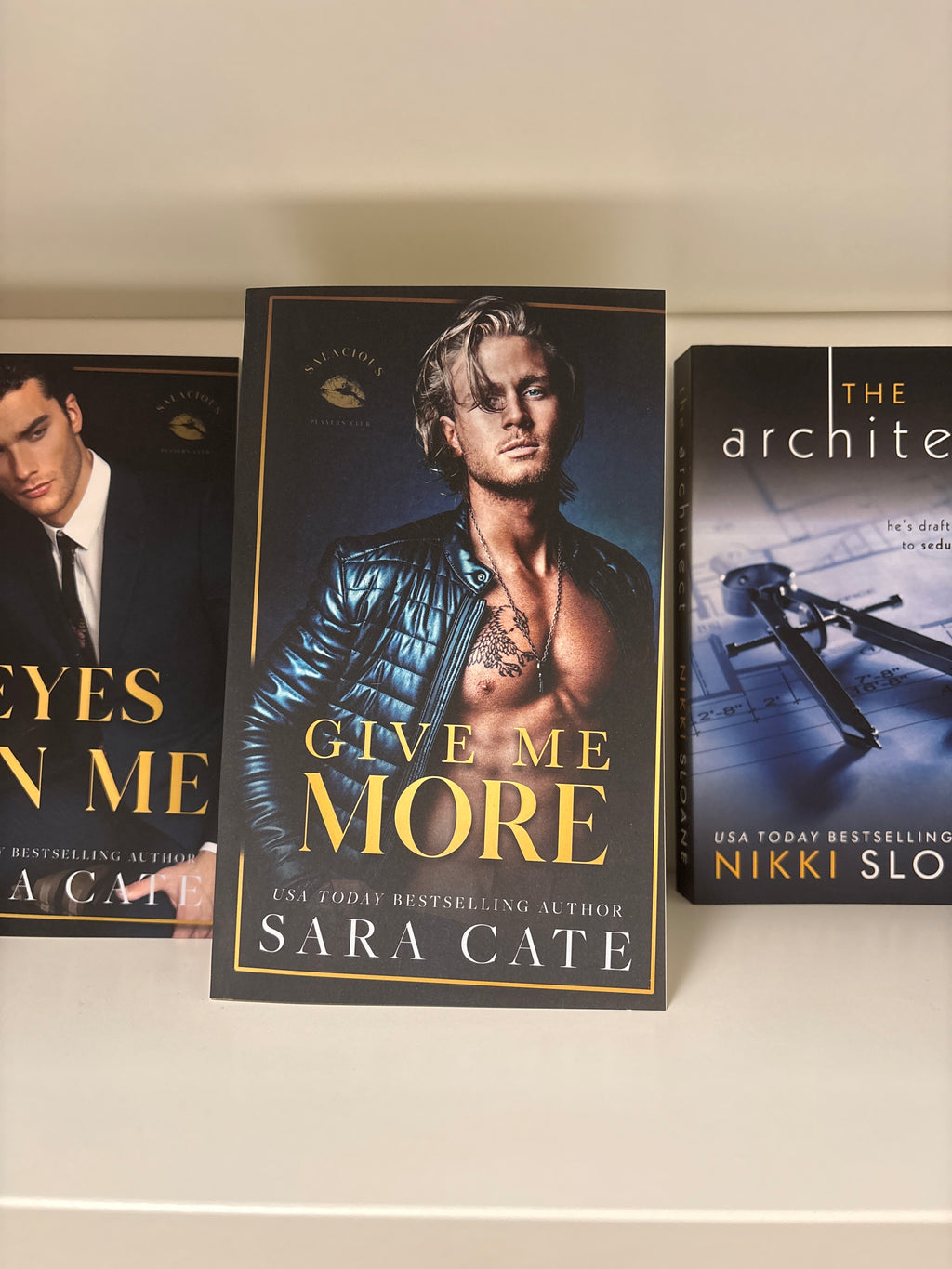 {Printing Error Cut Wrong & Minor Scratch & Dent} Indie Editions of Give Me More by Sara Cate
