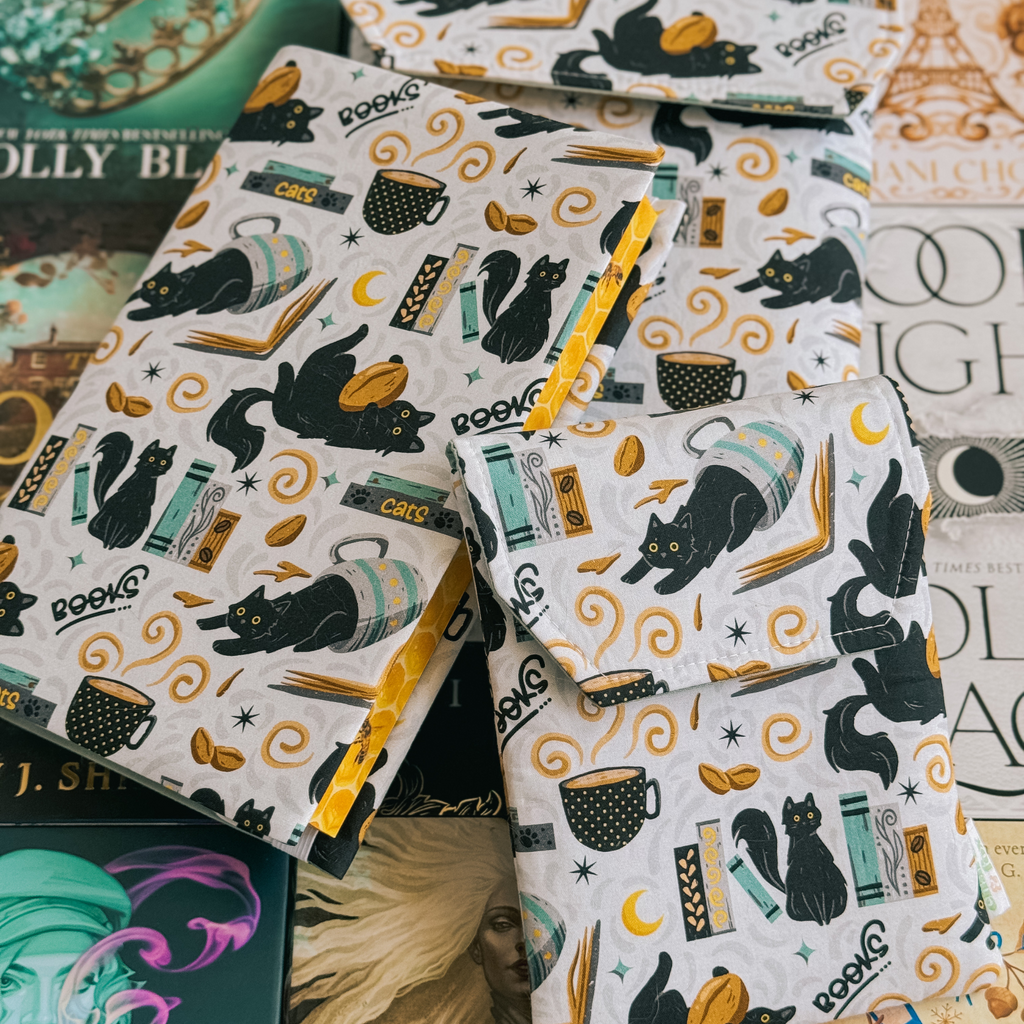 Charlie and Fox E-Reader Sleeve - Feline Fables