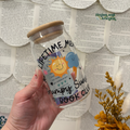 Grumpy Sunshine Book Club | Glass Tumbler