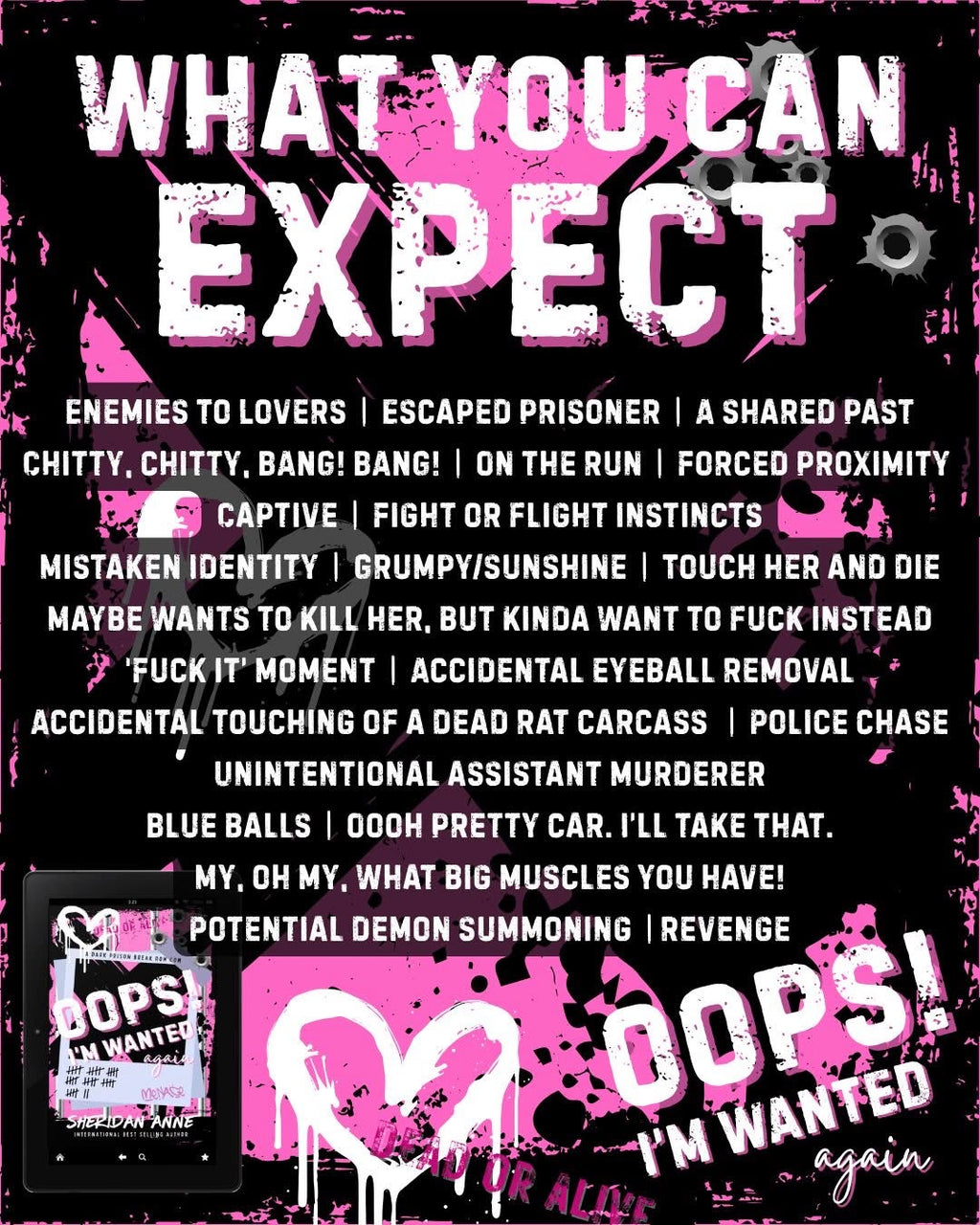 {Pre Order} Oops! I’m Wanted by Sheridan Anne
