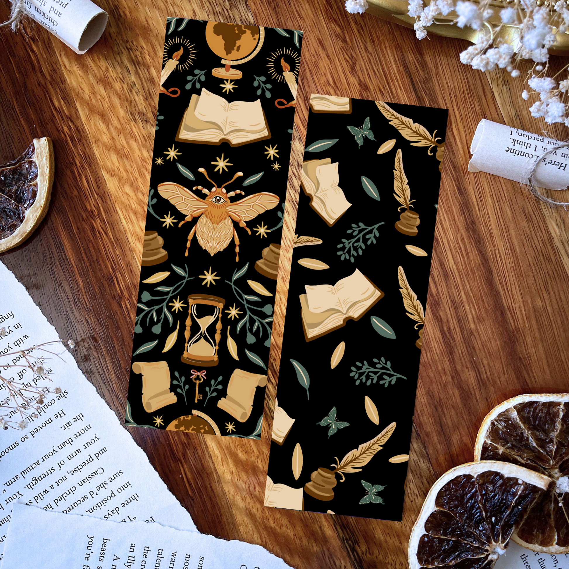 Charlie and Fox Double-Sided Bookmark - Into the Archives