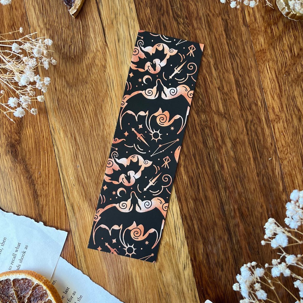 Charlie and Fox Double-Sided Bookmark - Iron Flame - Rebecca Yarros