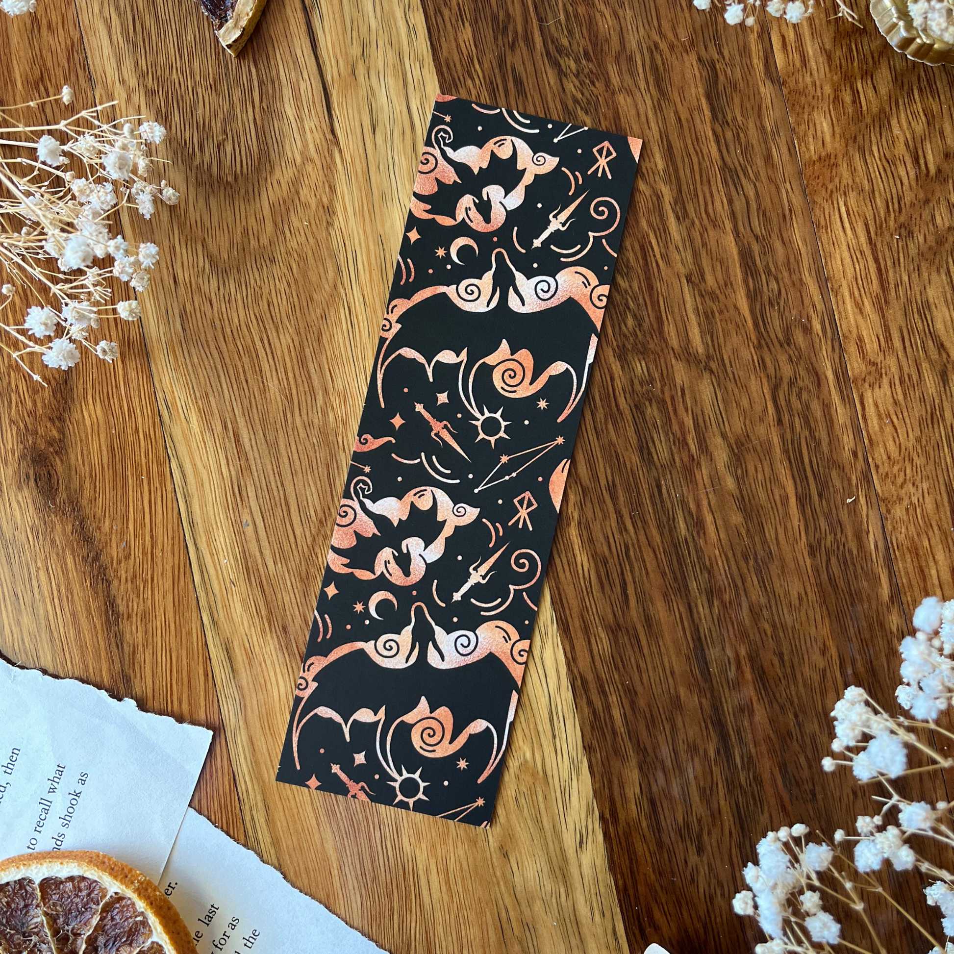 Charlie and Fox Double-Sided Bookmark - Iron Flame - Rebecca Yarros