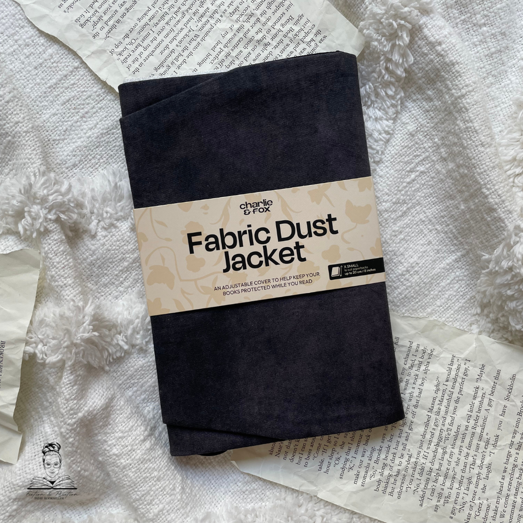Charlie and Fox Fabric Dust Jacket - Crimson Shadows