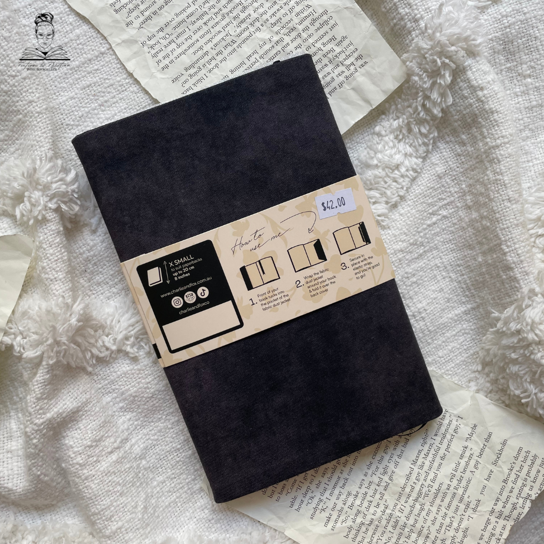 Charlie and Fox Fabric Dust Jacket - Crimson Shadows
