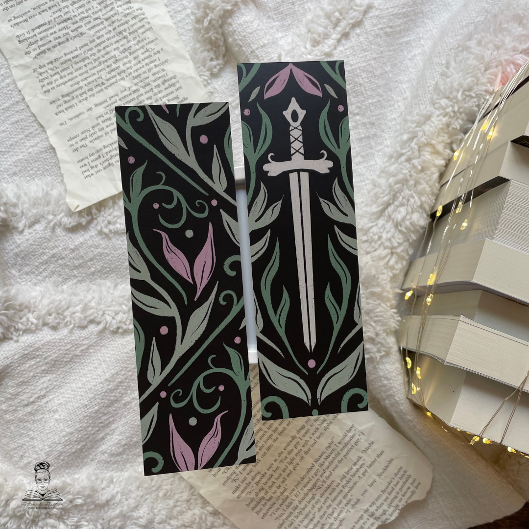 Charlie and Fox Rivals to Romance double-sided bookmark