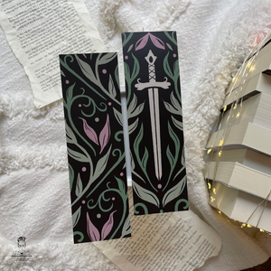 Charlie and Fox Rivals to Romance double-sided bookmark