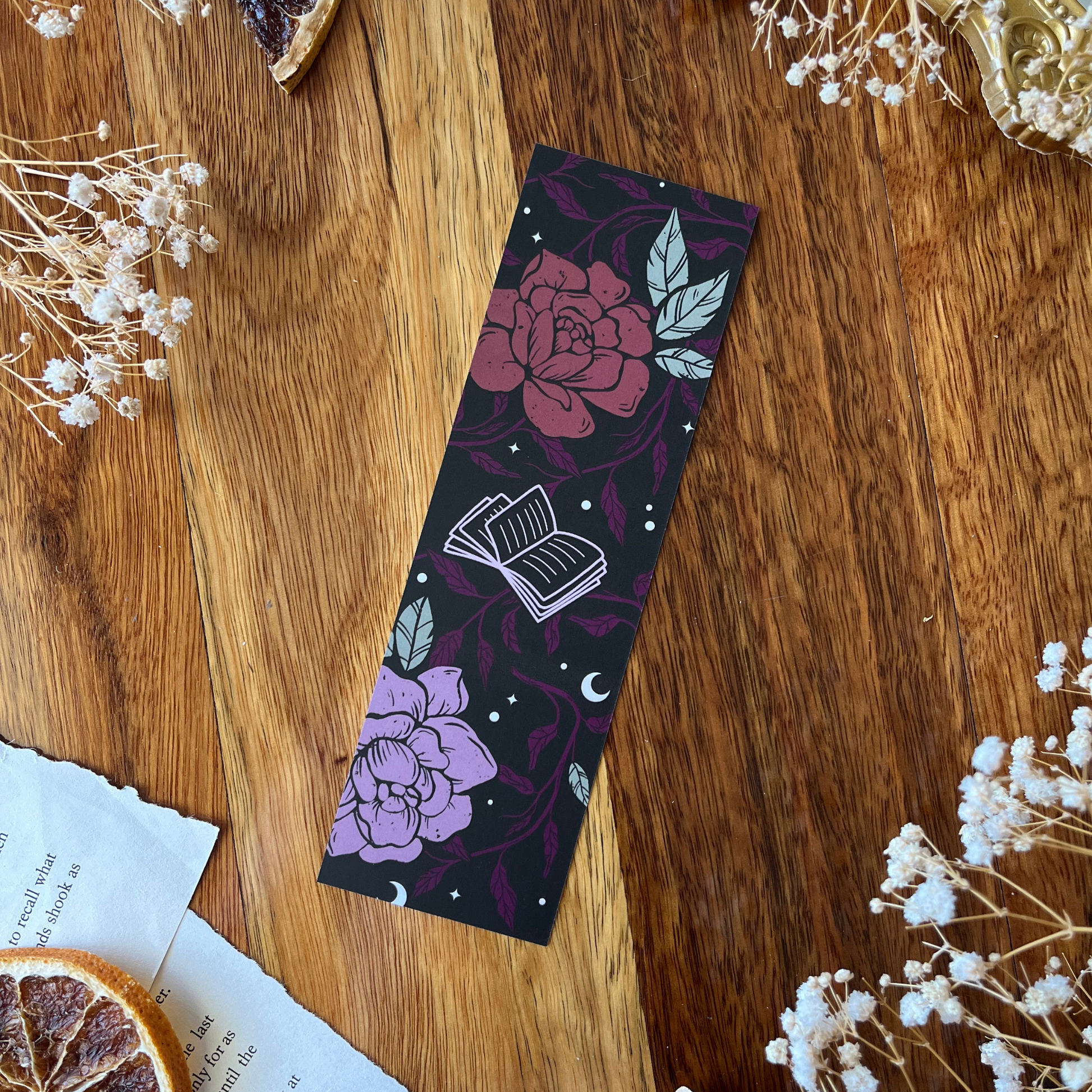 Charlie and Fox Double-Sided Bookmark - Romantasy