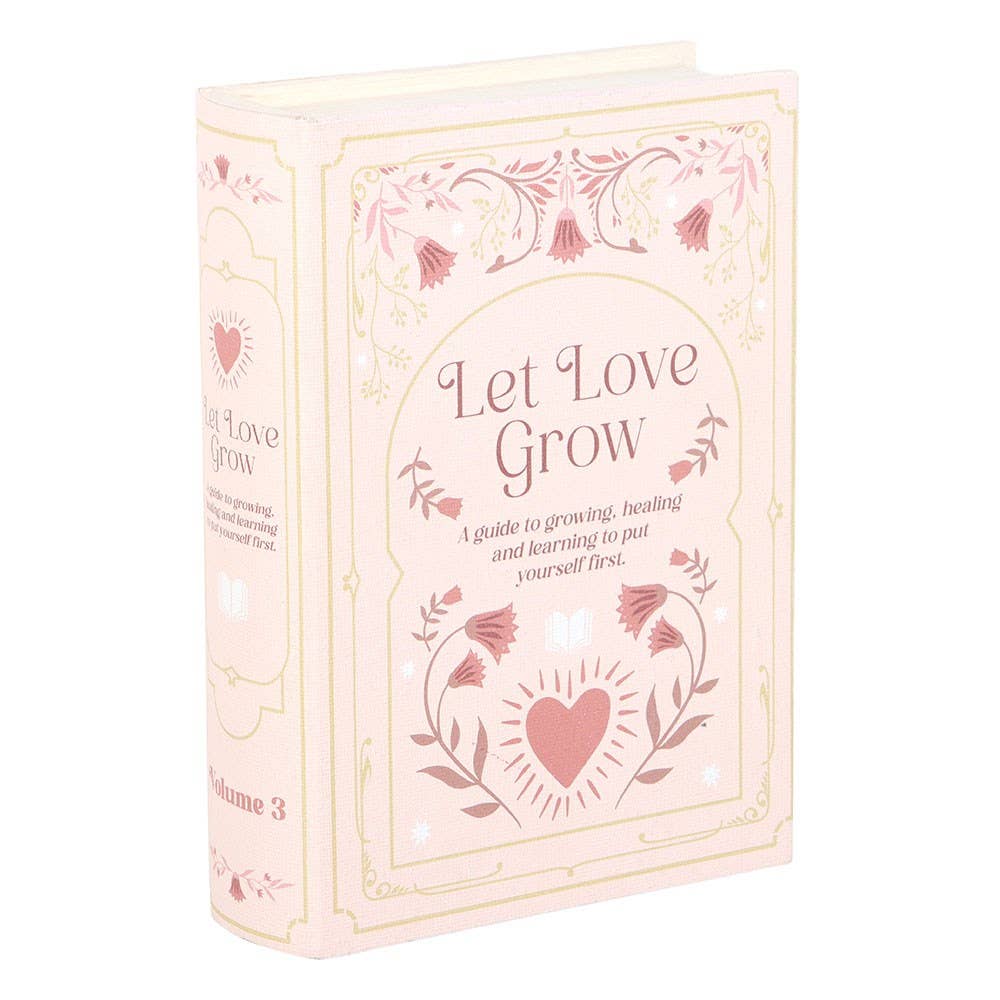 Book Shaped Storage Box Pink