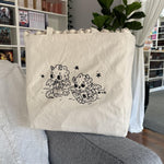 Load image into Gallery viewer, Boba Book Dragon: Wide Gusset Tote Bag
