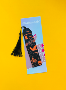 Blackbird Cockmark Bookmark: Orange