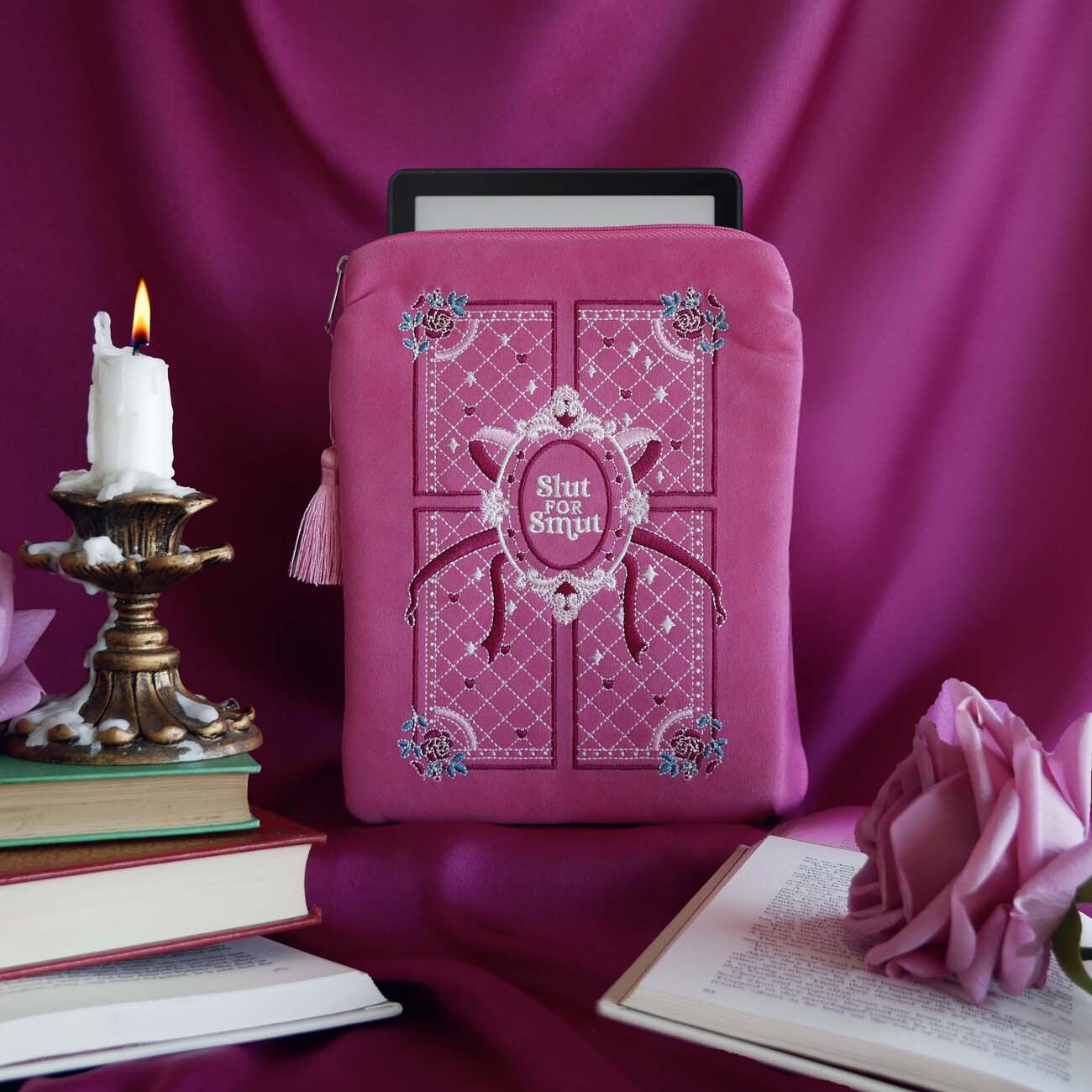 Slut for Smut Kindle & E-Reader Sleeve Pink