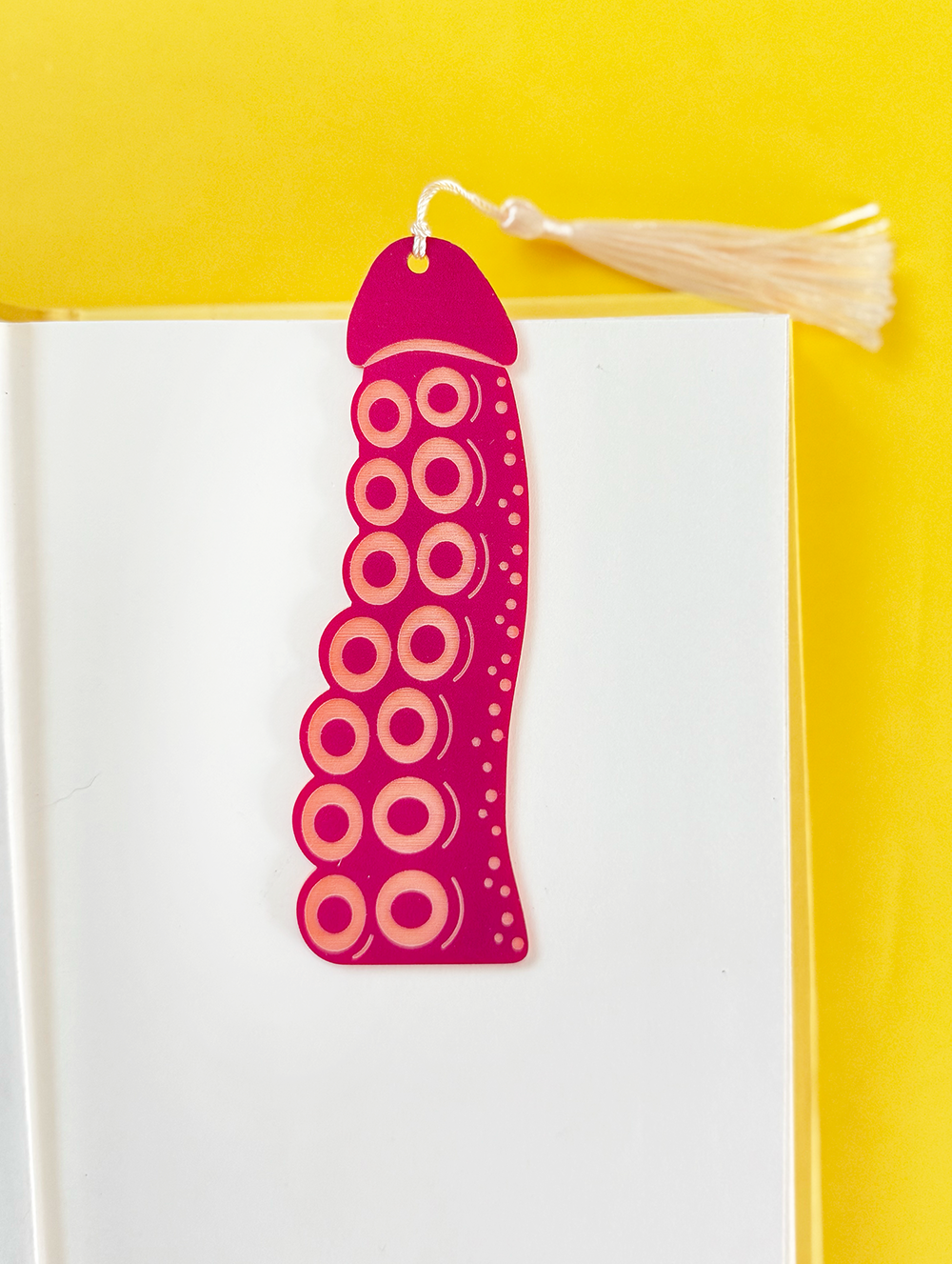 Coctopus Cockmark Bookmark: Magenta