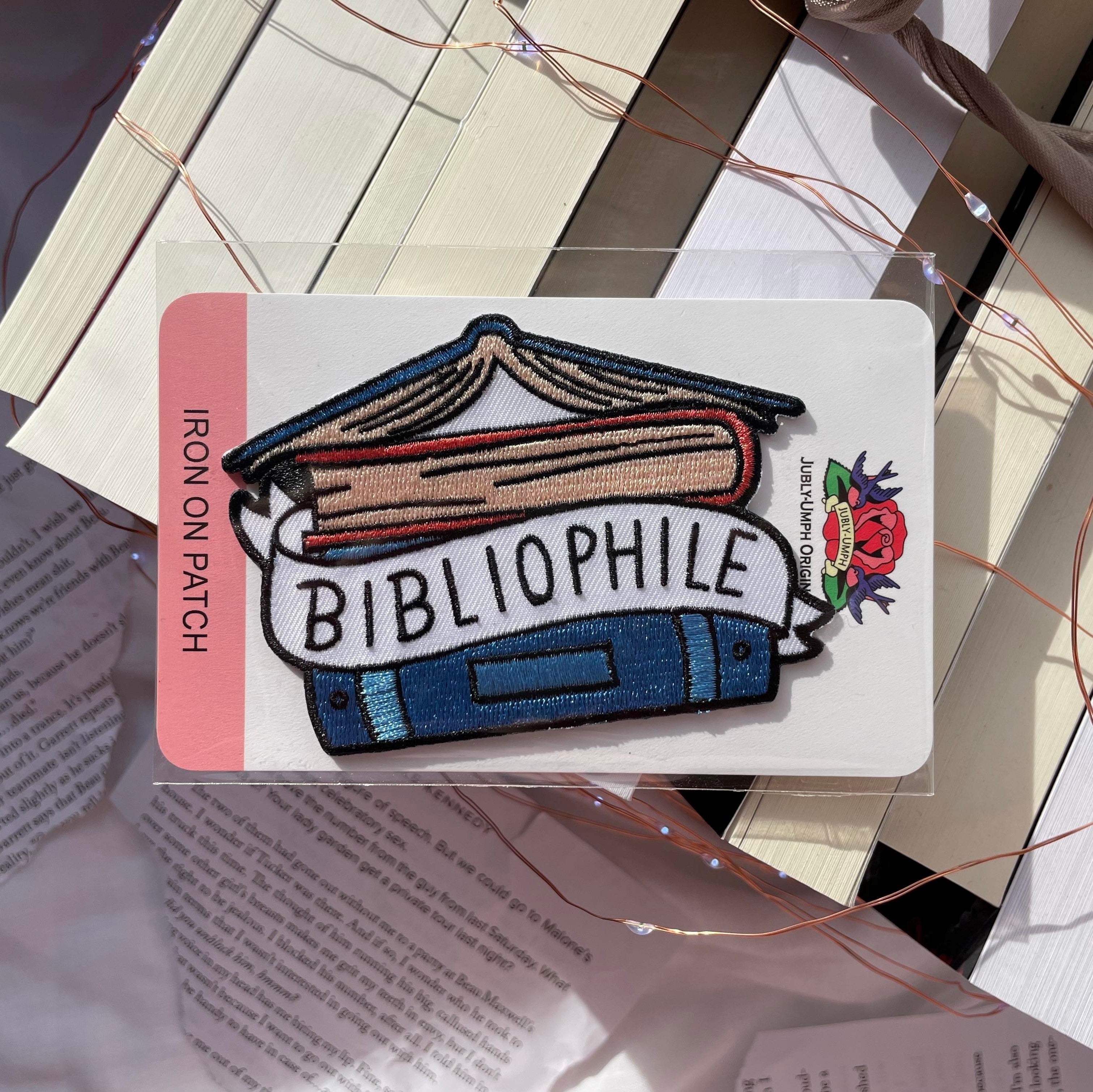 Bibliopile Embroidered Patch