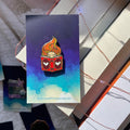 Flaming Hair Enamel Pin