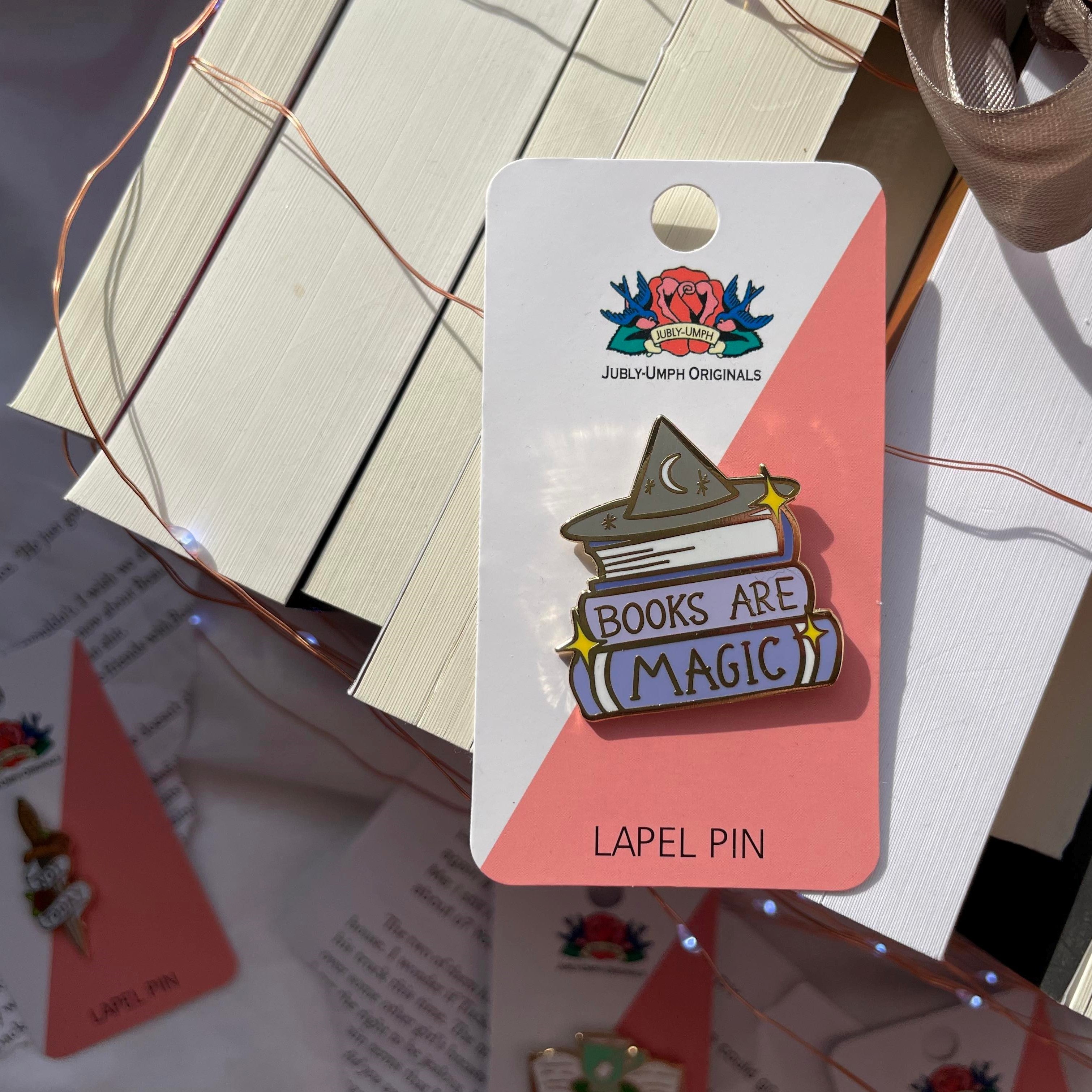 Books Are Magic Pin