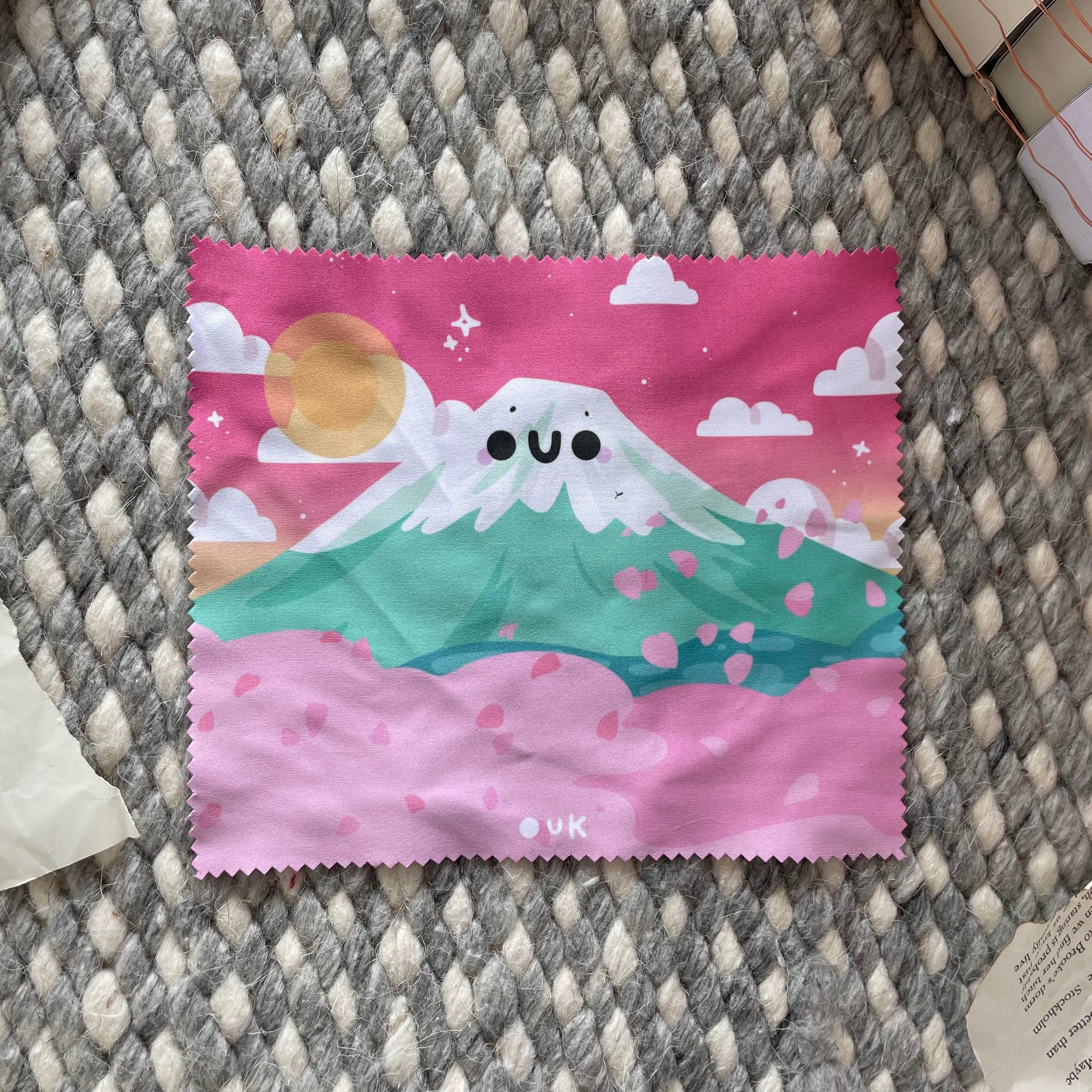 Mt Fuji Japan Microfibre Cloth by Keeper of the Sun