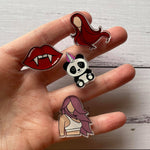 Load image into Gallery viewer, Indie Inspired Acylic Pins
