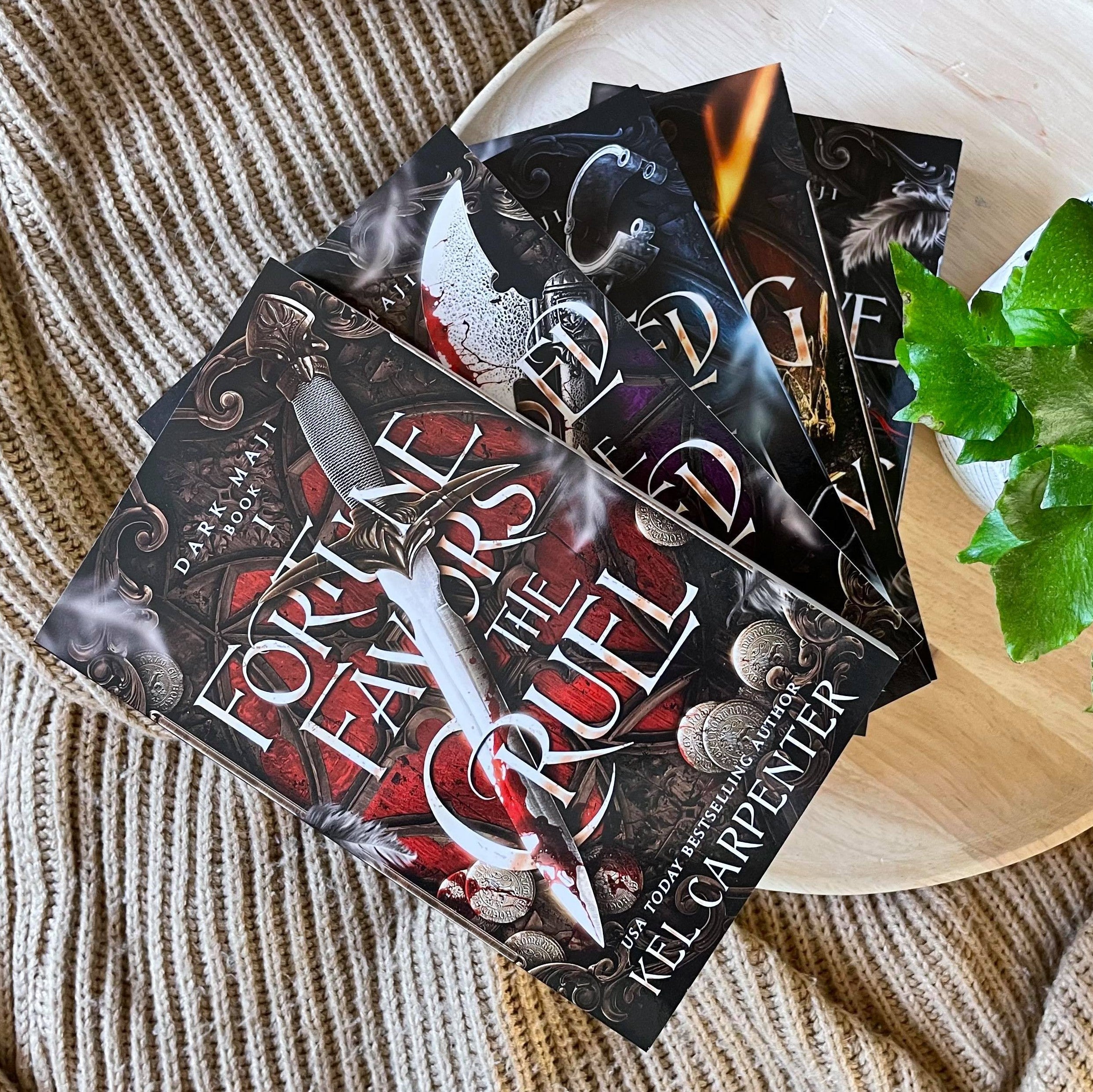 Dark Maji series by Kel Carpenter