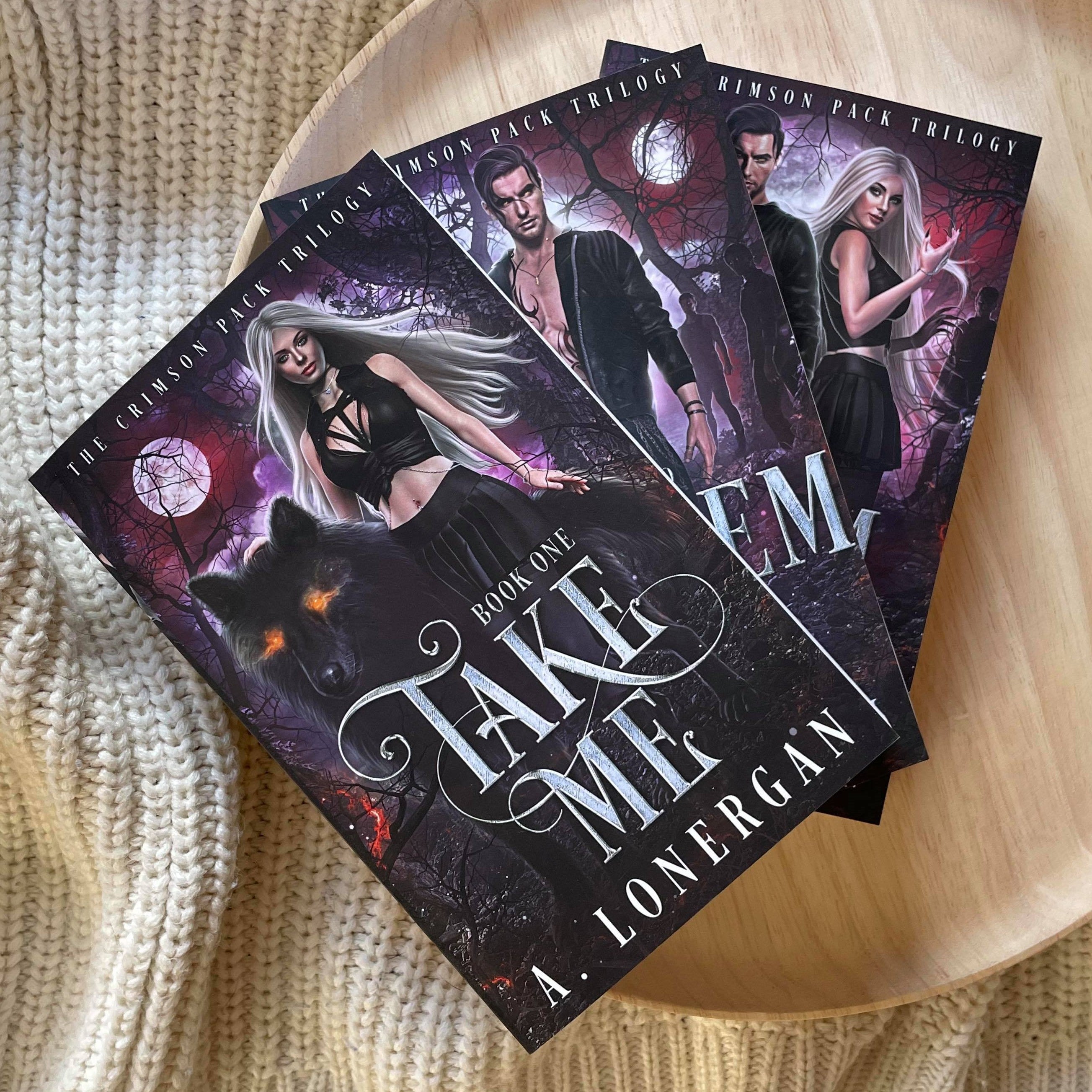 Crimson Pack Trilogy by A. Lonergan