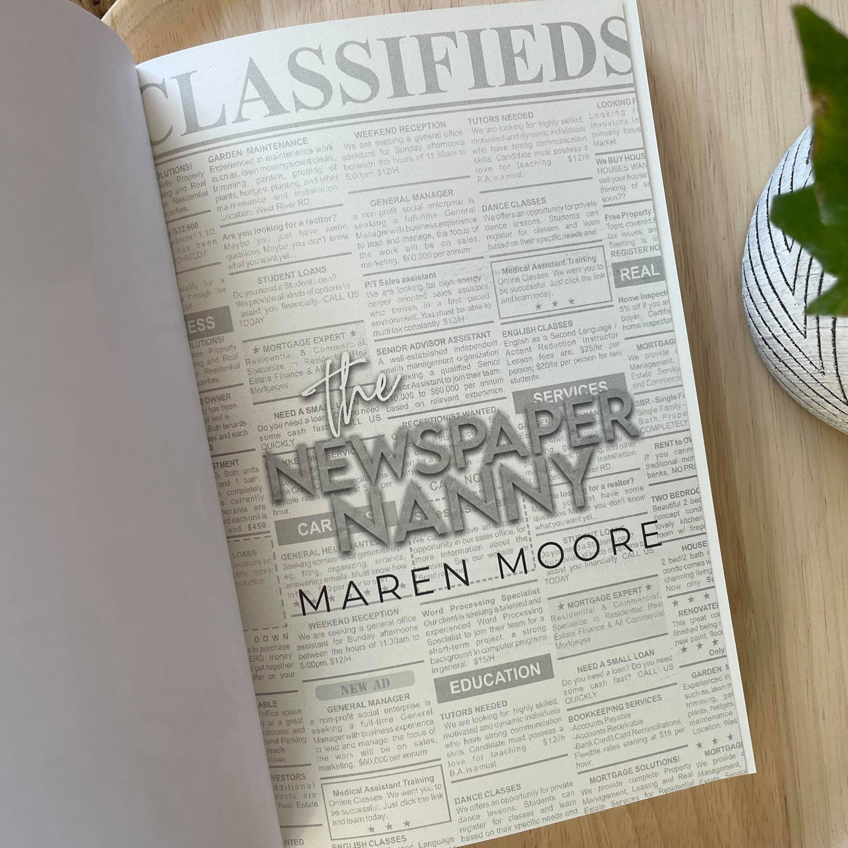 The Newspaper Nanny by Maren Moore