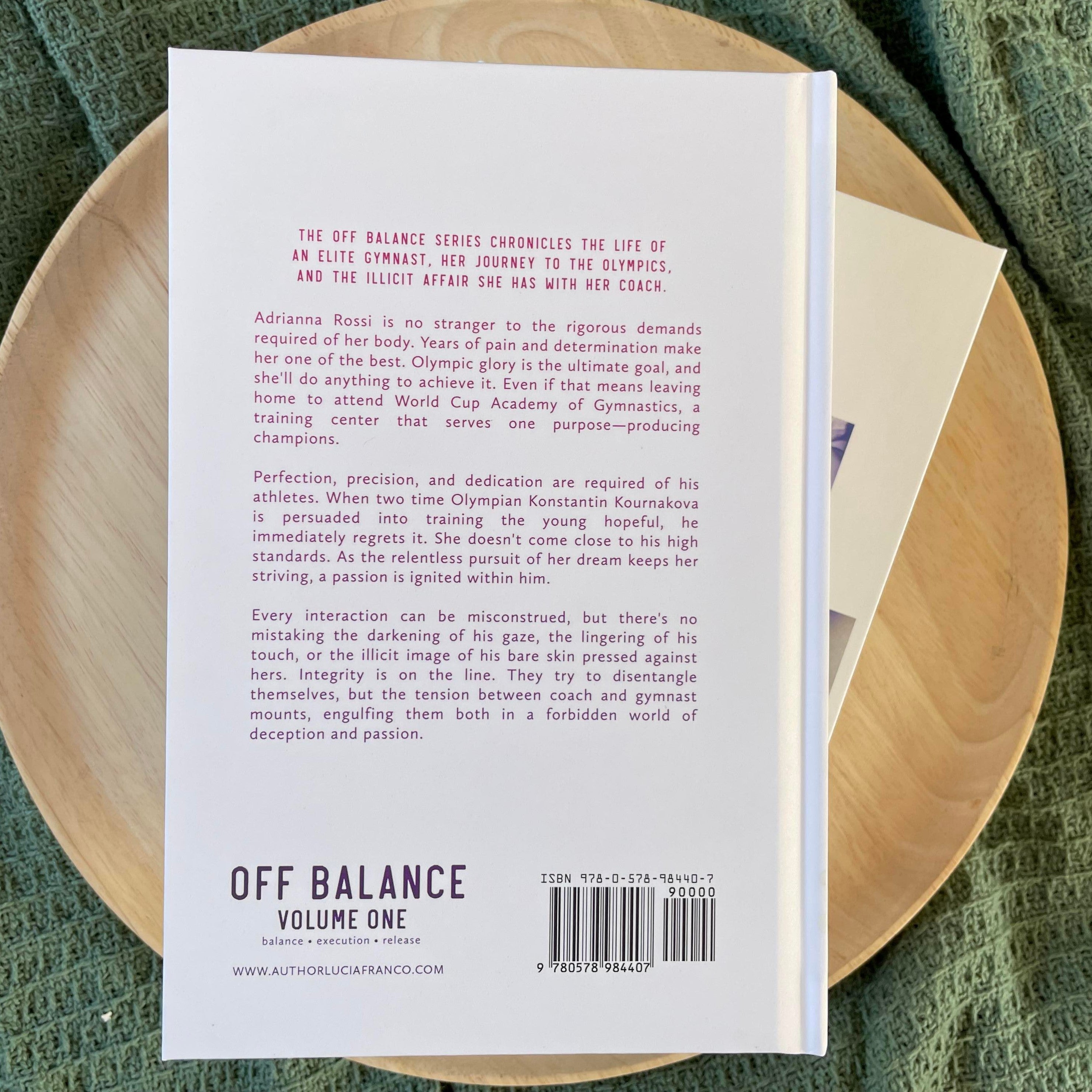 Off Balance series: HARDCOVERS by Lucia Franco