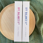 Load image into Gallery viewer, Off Balance series: HARDCOVERS by Lucia Franco
